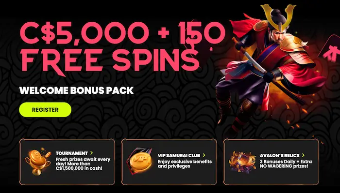 SpinSamurai Casino banner